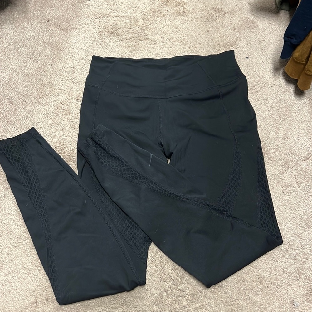 Nike Dri Fit Mesh Leggings - M